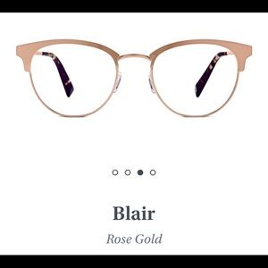 Warby Parker Blair Frames in Rose Gold